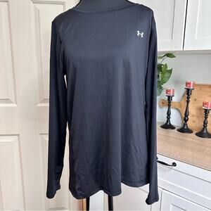 Under Armour Women’s Black Long Sleeve Athletic Shirt Size X-LARGE XL Athleisure